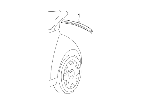Beetle EXTERIOR TRIM - REAR BODY