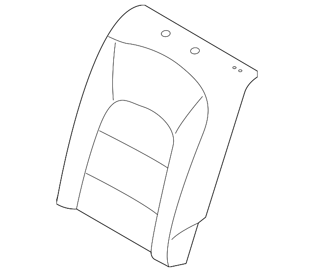 89360-A7940K3F Деталь SEAT BACK COVER