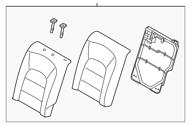 89300-A7951KKE Деталь SEAT BACK ASSY