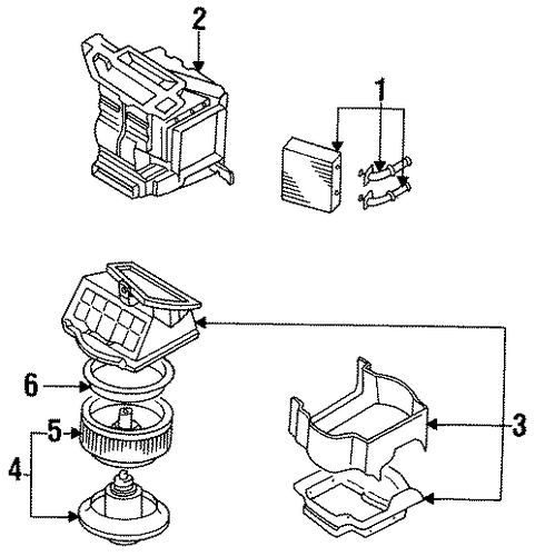J30 BLOWER MOTOR & FAN