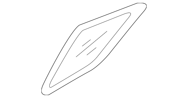 83417-3T020 Деталь VENT GLASS, LEFT