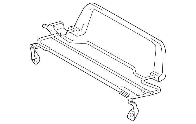 78701-04010 Деталь SEAT BACK FRAME, RIGHT