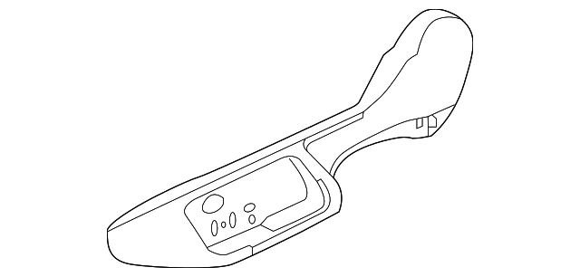 92253889 Деталь OUTER FINISH PNL, RIGHT