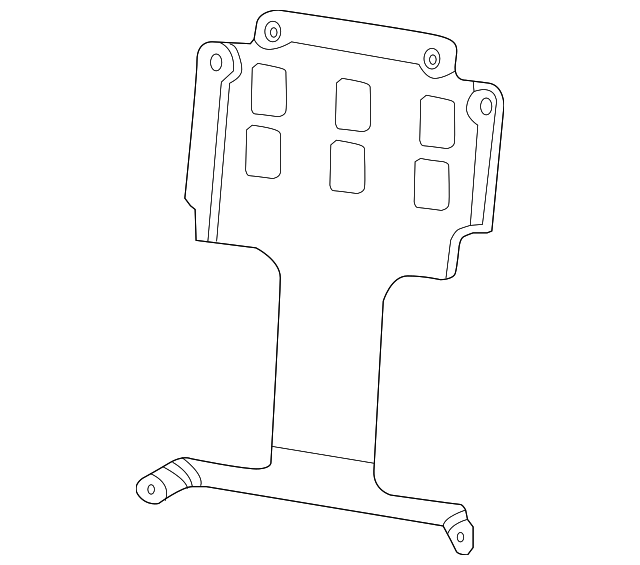 92193544 Деталь SUPPORT PANEL, LEFT