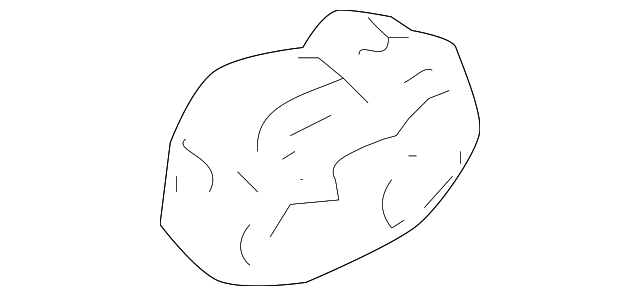 MR970863 Деталь CORE, LEFT