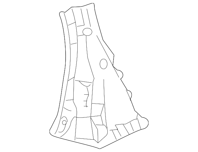 61712-60070 Деталь LOWER REINF