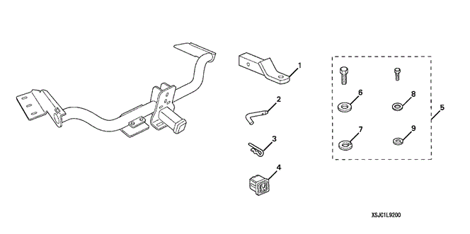 ACCESSORIES/TRAILER HITCH (1) for 2007 Honda RIDGELINE #1