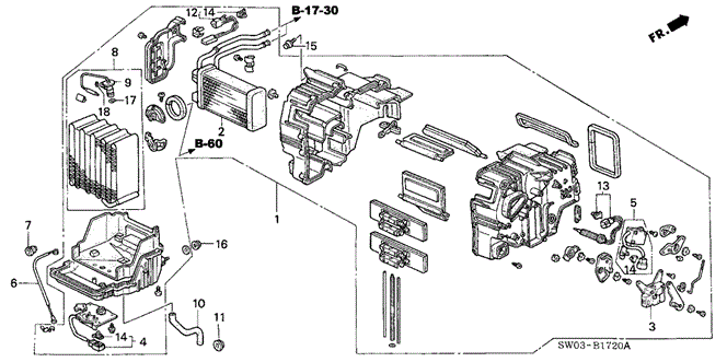 NSX HEATER UNIT