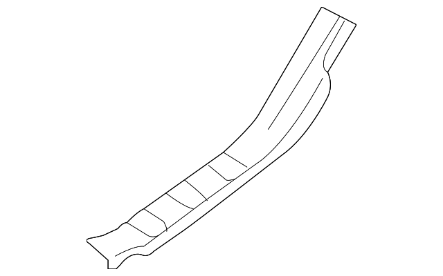 7617082Z20 Деталь REAR SILL PLATE, RIGHT