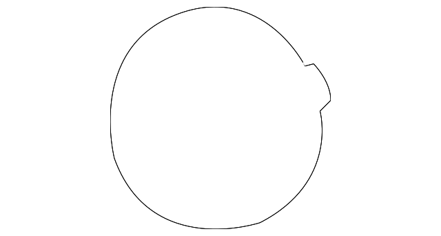 4L3Z-83405A26-BAA FUEL DOOR