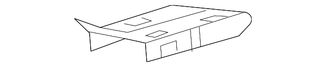 F37Z-83200L53-A SIDE PANEL BRACKET, LEFT