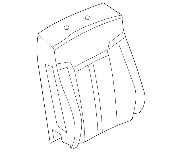 BL3Z-1564810-A SEAT BACK PAD, RIGHT
