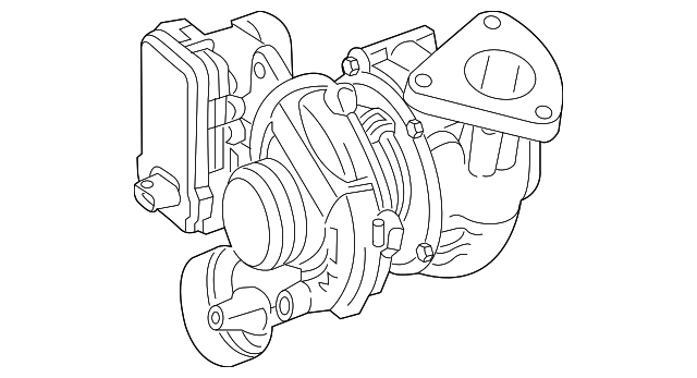 6510906280 Деталь TURBOCHARGER, RIGHT