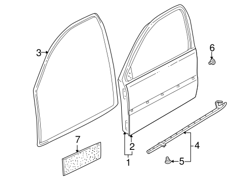 Golf DOOR & COMPONENTS 2