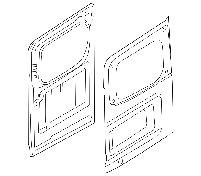 90100-1PA1B DOOR SHELL, RIGHT