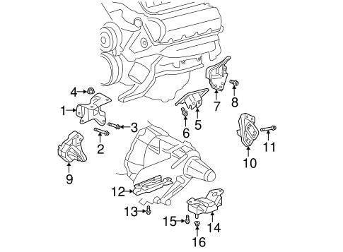 Durango ENGINE & TRANS MOUNTING 2