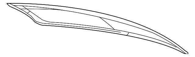 68081967AE Деталь BACK GLASS