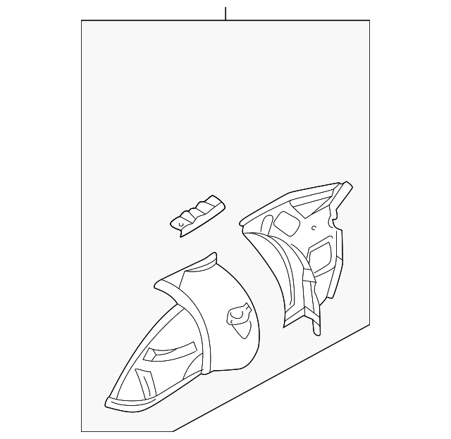 41-14-8-400-015 Деталь WHEELHOUSE ASSY, LEFT