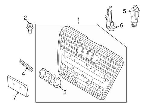 Q5 GRILLE & COMPONENTS 2