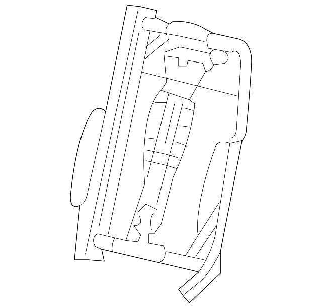5L3Z1861018AA Деталь SEAT BACK FRAME, RIGHT