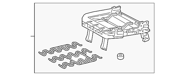 79201-08031 Деталь CUSHION FRAME, RIGHT