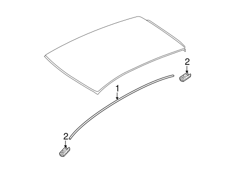 Versa EXTERIOR TRIM - ROOF