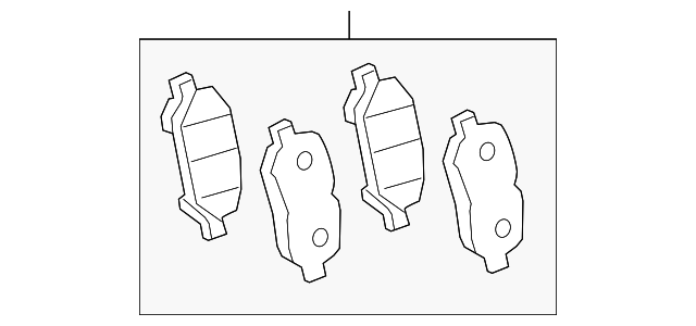 04466-0T010 Деталь BRAKE PADS