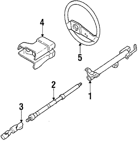 Justy STEERING COLUMN & WHEEL