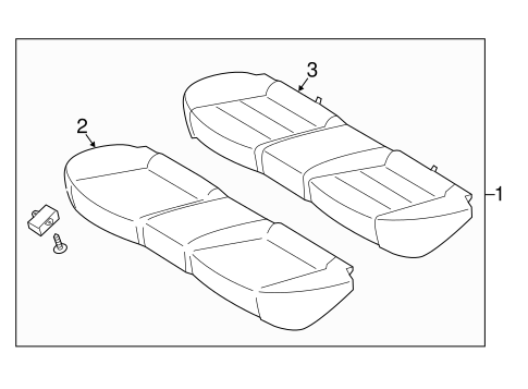 Forte Koup REAR SEAT COMPONENTS