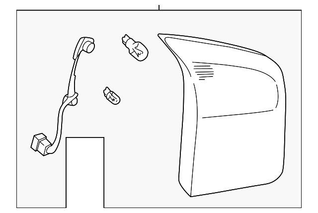 84251FC010 Деталь TAIL LAMP ASSY, LEFT