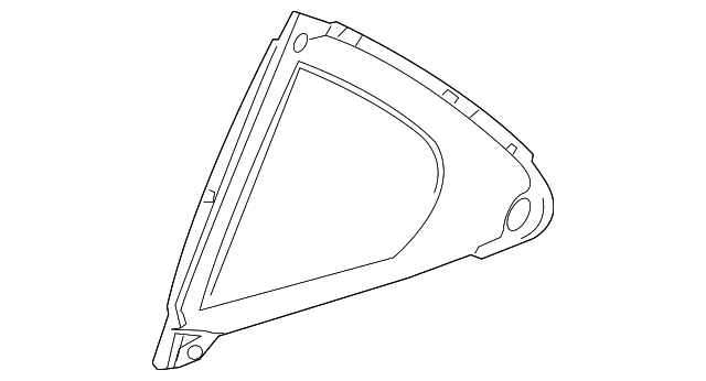 212-730-40-00 Деталь FIXED GLASS, RIGHT