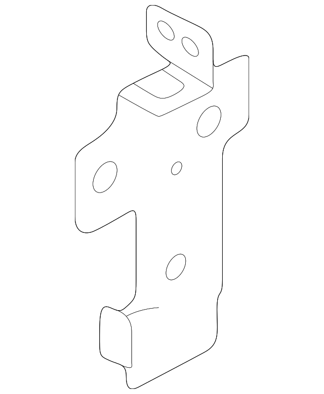96115-3W500 Деталь DISPLAY UNIT BRACKET, LEFT