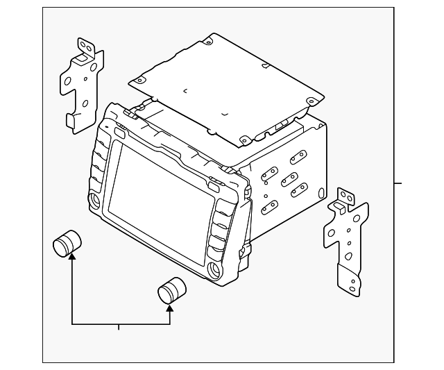 96560-3W753DC9 Деталь DISPLAY UNIT