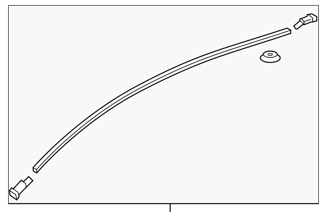 BN8V-50-9H0 Деталь ROOF MOLDING, RIGHT