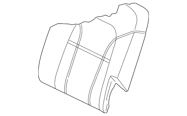 4L0-883-806-AE-J37 SEAT BACK COVER, RIGHT