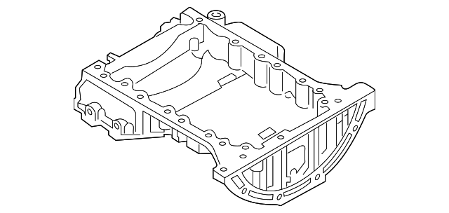 21520-3CJA0 UPPER OIL PAN