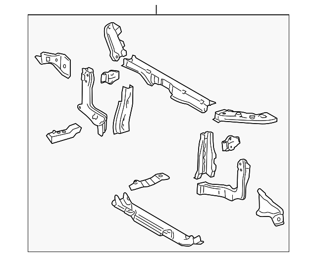 53201-48020 Деталь RADIATOR SUPPORT