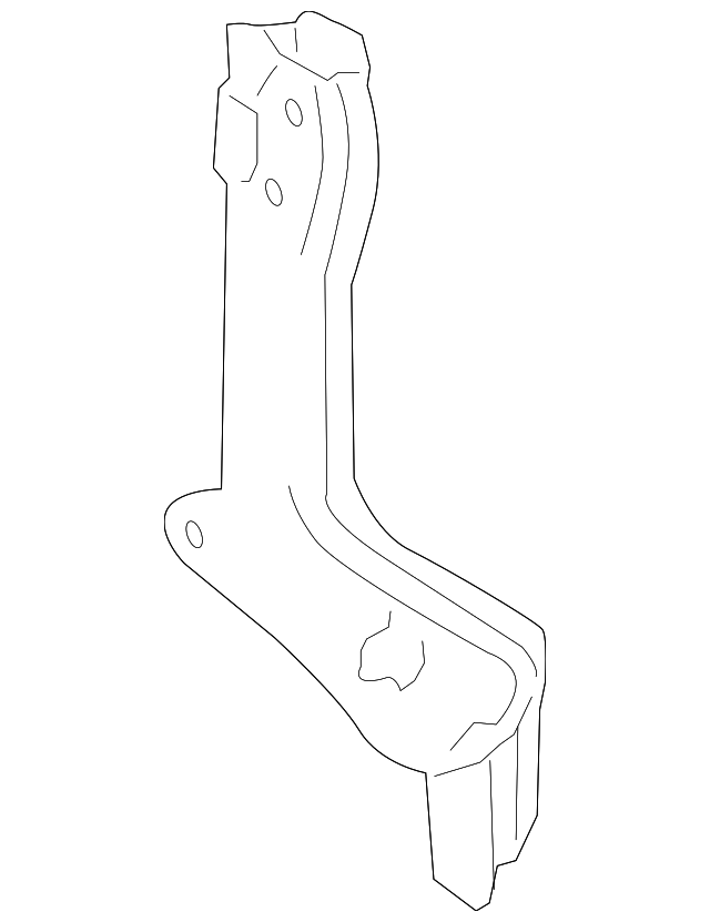 53211-48020 Деталь LOWER TIE BAR LOWER SUPPORT, RIGHT