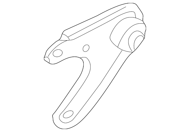 EF93-28-690 Деталь DIFRNTAL MOUNT, RIGHT