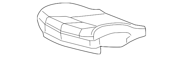 19122950 Деталь SEAT COVER, LEFT