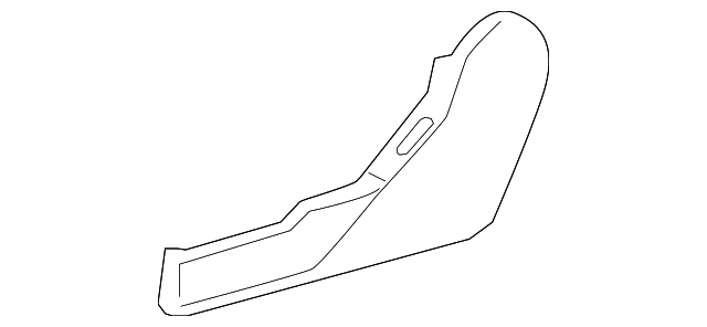 88993988 Деталь RECLINE COVER, RIGHT