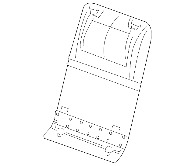 88995213 Деталь SEAT BACK PANEL, RIGHT