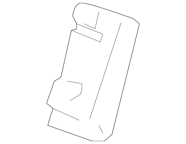 88993161 Деталь SIDE AIR BAG HOUSING, LEFT