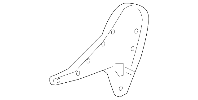 88993989 Деталь RECLINE COVER, LEFT