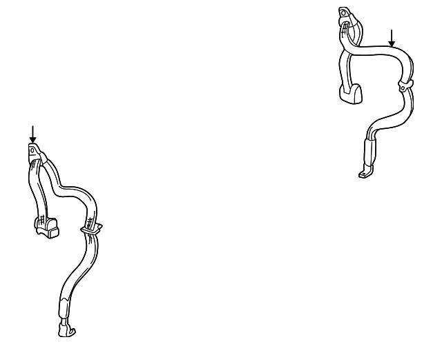 89023937 Деталь BELT & RETRACTOR, LEFT