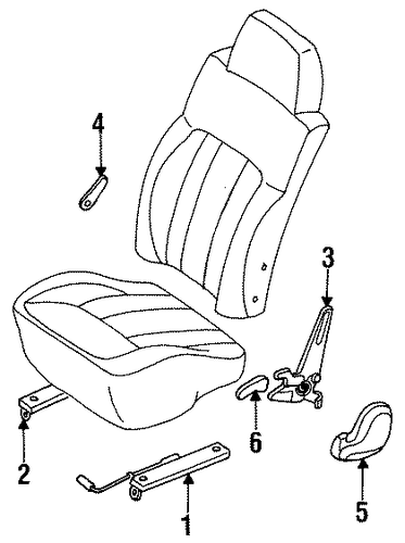 Justy SEAT COMPONENTS
