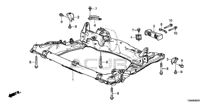ILX FRONT SUB FRAME