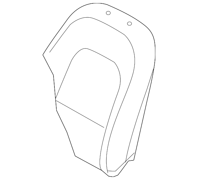 88460-3J251-R7B Деталь SEAT BACK COVER, RIGHT