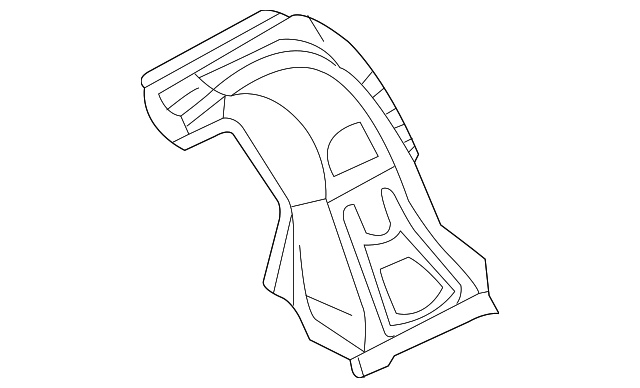 76660-8J030 Деталь QTR PILLAR REINFORCEMENT, RIGHT