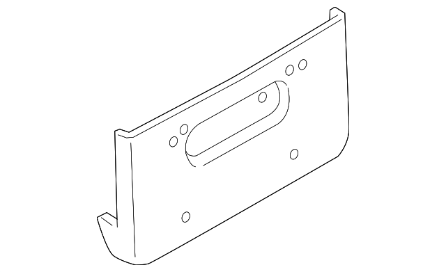 51-12-7-900-997 Деталь LICENSE BRACKET